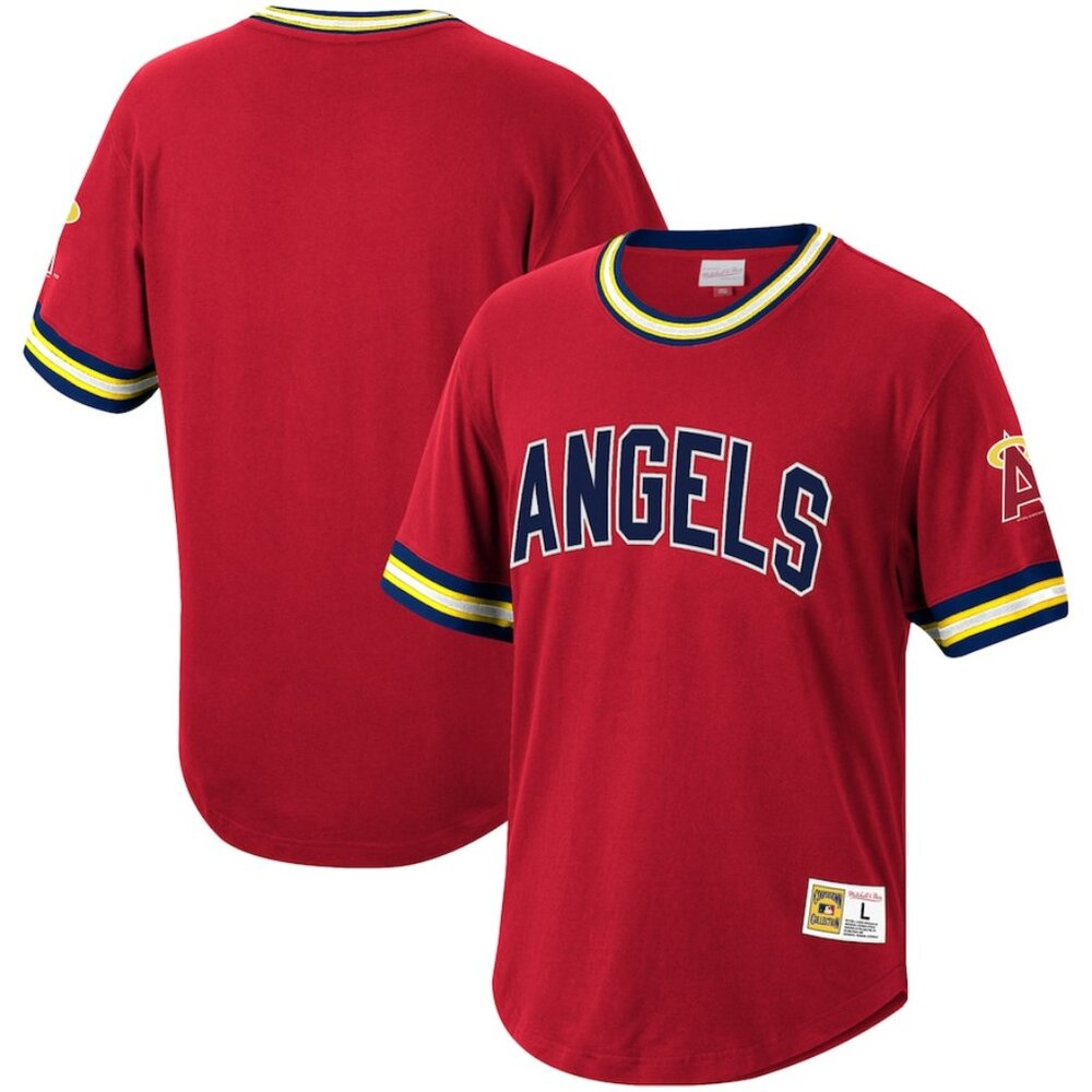 California Angels Mitchell & Ness Youth Cooperstown Collection Wild Pitch Jersey